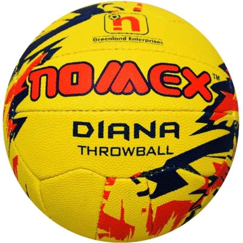 Nomex Diana Super Rubber Yellow Throw Ball , Size: 5