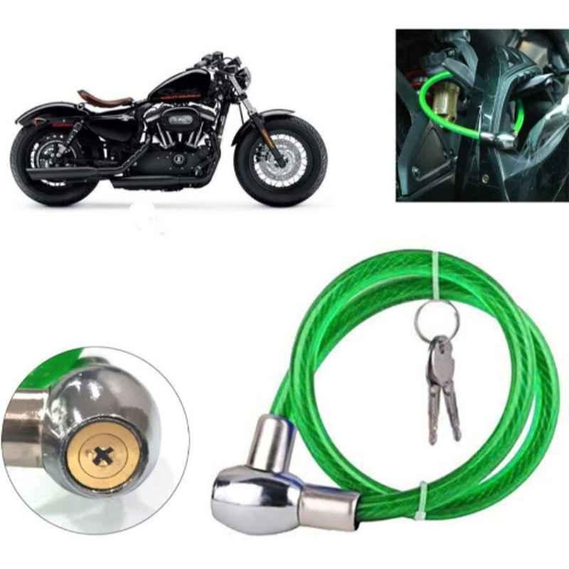 Auto Pearl PVC & Plastic Green Heavy Duty Cable Lock for XL 1200, 082