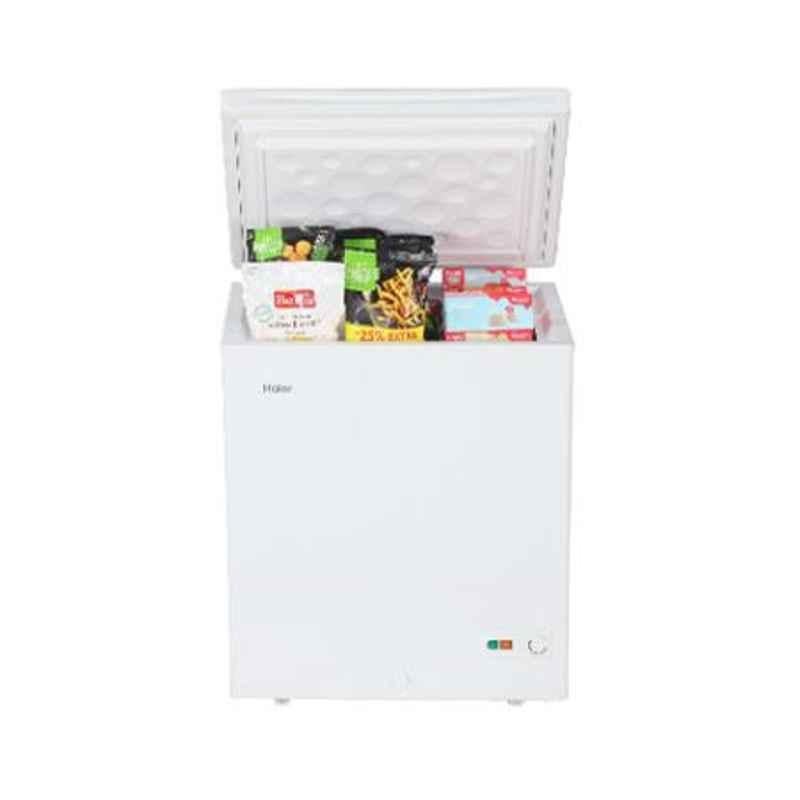 Haier 175L White Hard Top Home( Top lid glass finish model) Commercial Freezer, HCF-175HG