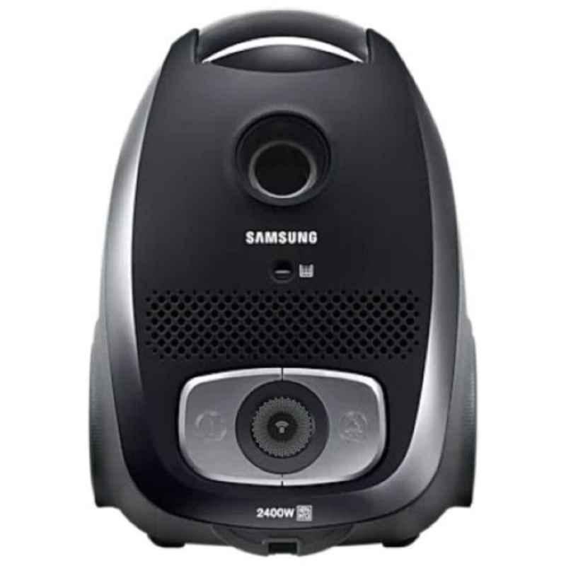 Samsung 2400W 3 Litre Ebony Black Canister Vacuum Cleaner, VC24FHNJGWB/SG