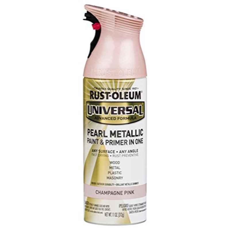Rust-Oleum Universal 11oz Champagne Pink 301537 Pearl Metallic Spray Paint