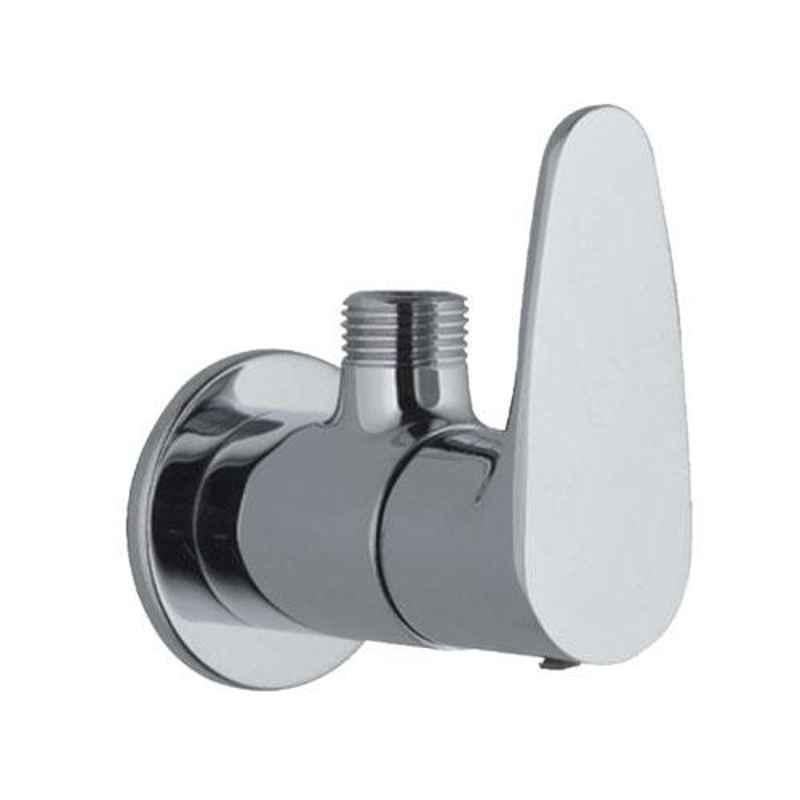 Jaquar Vignette Prime Black Matt Angular Stop Cock with Wall Flange, VGP-BLM-81053