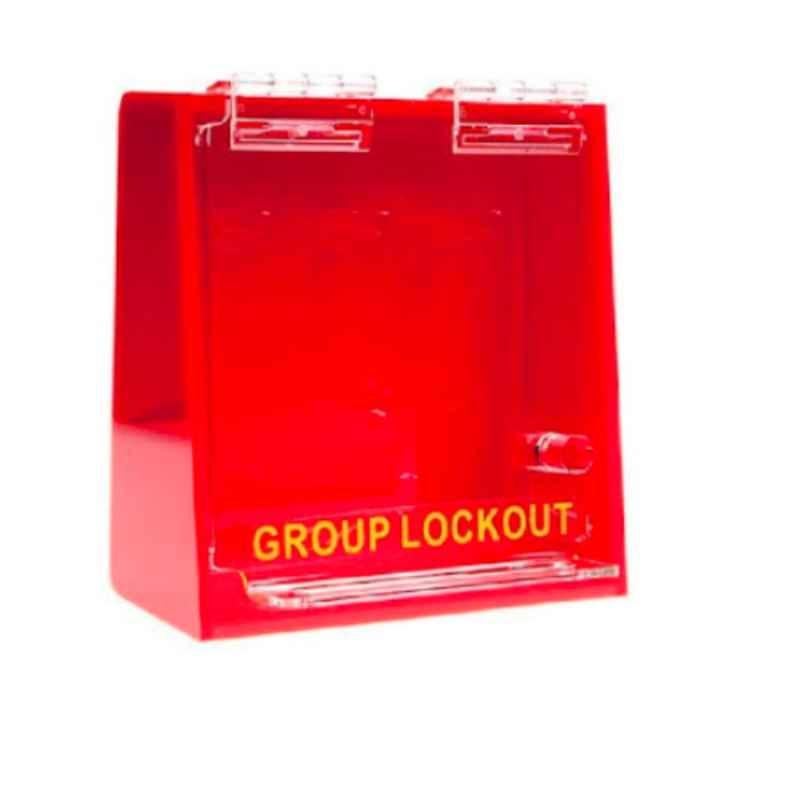 Loto 150x150x60mm Red Group Lock Box, GLB-AR3KH