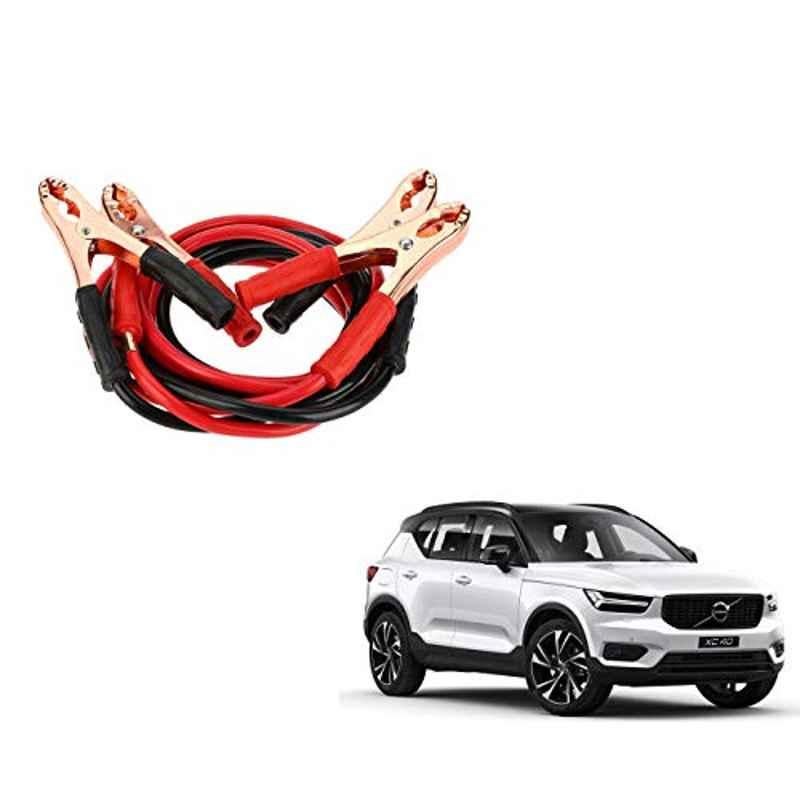 Kozdiko 7.5ft Copper Core Red & Black Heavy Duty Car Battery Booster Cable for Volvo XC40