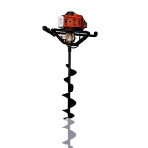 RBD 2.7HP 52CC 2 Stroke Petrol Operated Earth Auger with 8 & 12 inch Drill Bit