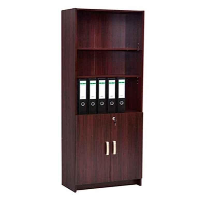 Karnak KFC1598 60x30x180cm Wooden Brown File Cabinet