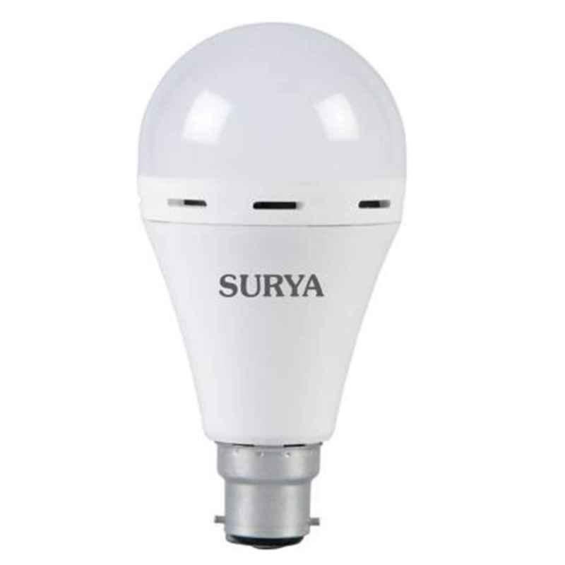 Surya 10W B22 Cool White Emergency Bulb (Pack of 2)