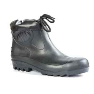 Hillson Coller Steel Toe PVC Black Safety Shoes, Size: 7