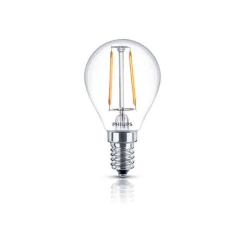 Philips 2.5W 2700K P45 LED Luster Light, LEDFL25WE14