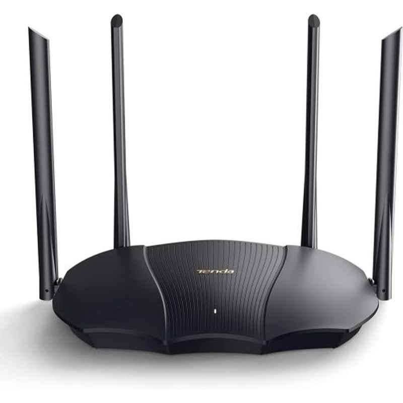 Tenda RX1ProTX1Pro 1200Mbps Black Dual-Band Wi-Fi 6 Router