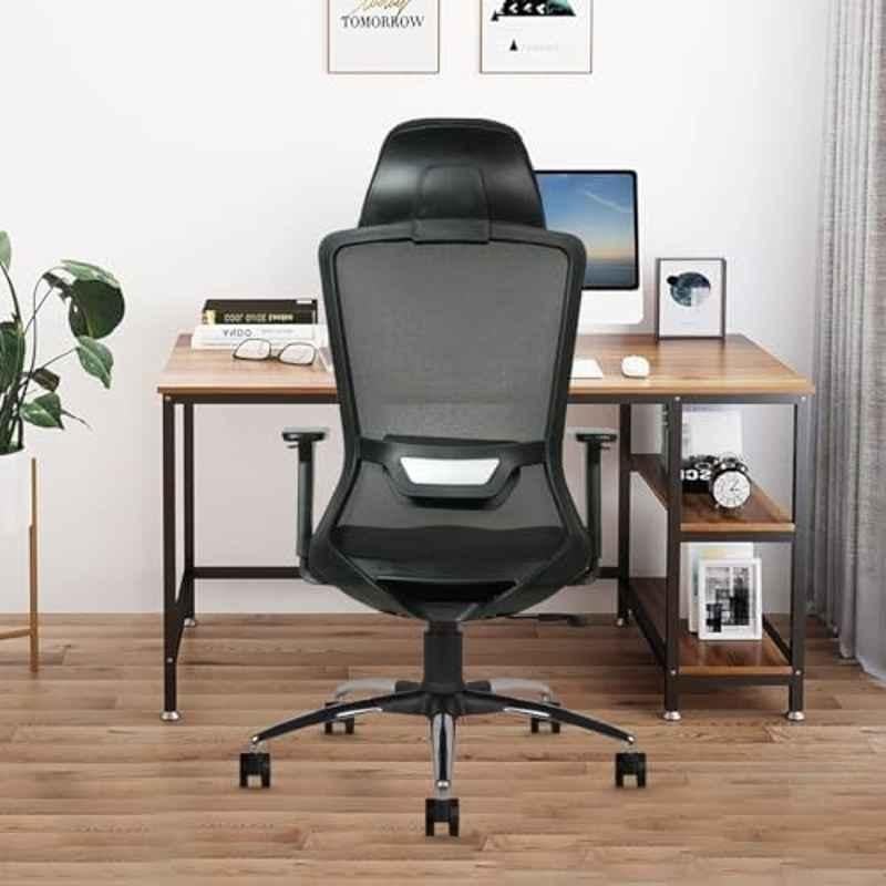 Cellbell Rio Mesh High Back Black Ergonomic Chair, CBHKFOC1304