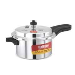 Rallison Deluxe 7.5 Litre Aluminium Outer Lid Pressure Cooker, RS 046 (Pack of 2)