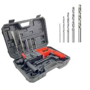 Walkers WKCB126M1 1200W 26mm Hammer Impact Drill Machine Kit with 5 Pcs HSS Drill Bits, WKCB126
