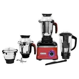 Wonderchef Sumo Rust Dlx 1000W Plastic Red Mixer Grinder with 4 Jars, 63154743