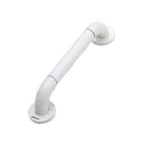 Simons Grippy 38cm ABS Glossy Ivory Bathroom & Toilet Grab Bar with Anti Slip for Elderly Hand Railing, S-GB-GRPY-40