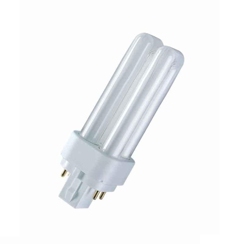 Osram 26W 6500 K 1750lm 4 Pin Cool Daylight Fluorescent Lamp, DULUX D/E 26 W/840