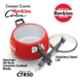 Hawkins Ceramic Coated Contura 3 Litre Tomato Red Pressure Cooker, CTR30