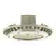 Crompton Surround Hyperion 80W Cool White Industrial Lighting, CIP-320-80-57-90D-HL -GL-NSR 5