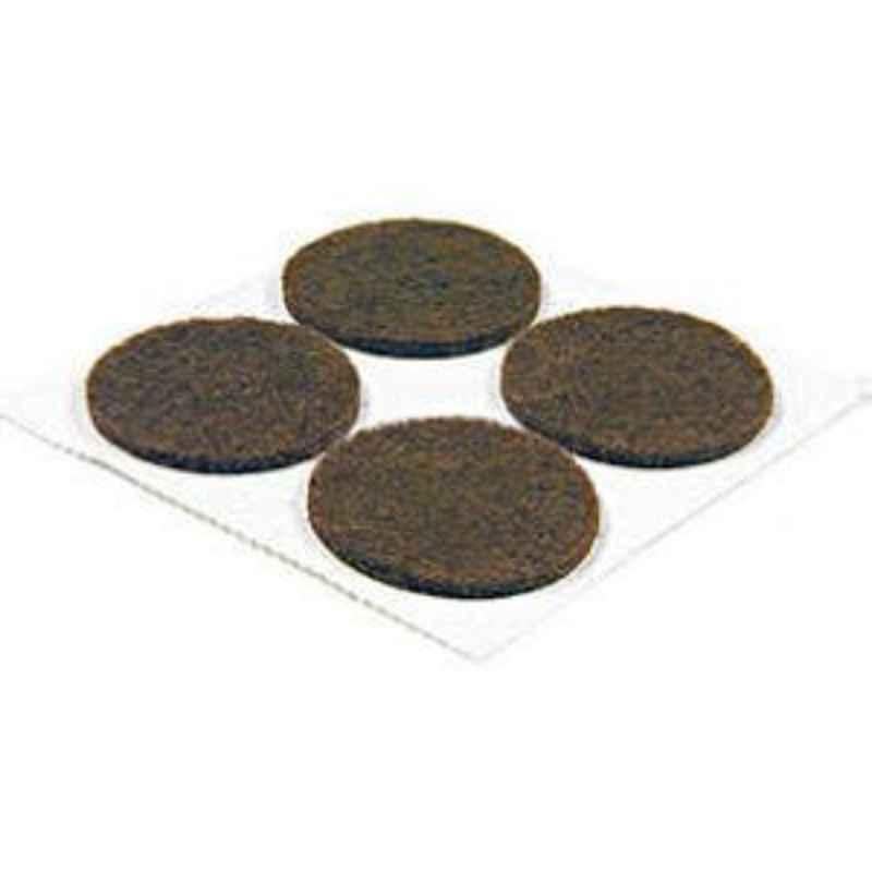Richelieu America 235704 TG Brown Round Felt Pads, 23151TV (Pack of 4)