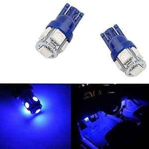 AOW 5 SMD (Blue) LED Parking Bulb Pilot Light/License Plate car Lights for Tata Bolt (PAIR/DC-12V)