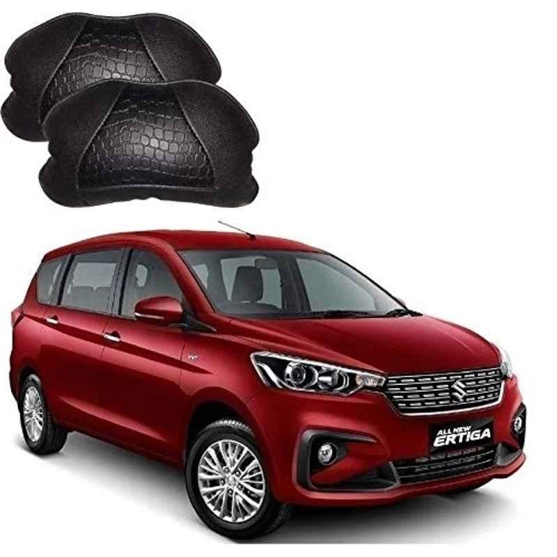 Kozdiko 2 Pcs Black Car Neck Rest Pillow Cushion Set for Maruti Suzuki Ertiga (Nov 2018-Present)