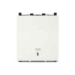 Schneider Electric Zencelo 20A White Double Pole Full Flat Switch with Neon, IN8486/20 (Pack of 5)
