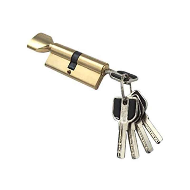 70mm Brass One Side Keyed One Side Knob Door Cylinder Lock
