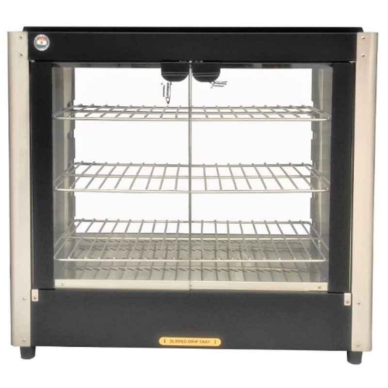 Adorma 75 Litre 800W Stainless Steel Black Food Display Warmer with 1 Year Warranty, FDW 75LH