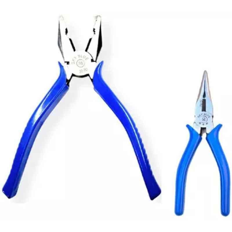 Sky Blue 2 Pcs 7.8 inch Groove Plier Combo, SBE_PLIER COMBO_137
