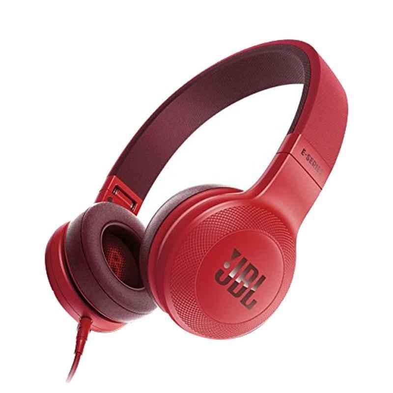 JBL K951268 Red On-Ear Headphones with Mic, E35