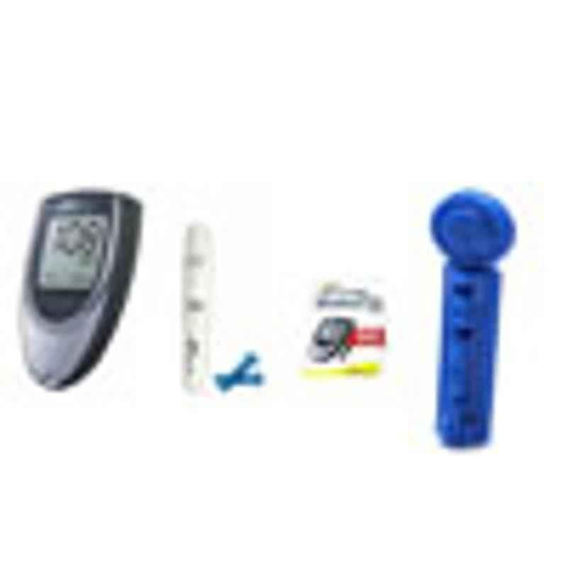 Dr. Morepen Gluco One Monitor Kit with 50 Test Strips"|" BG 03 & Euroclix 25 Pcs 30 Gauge Blood Lancet Box