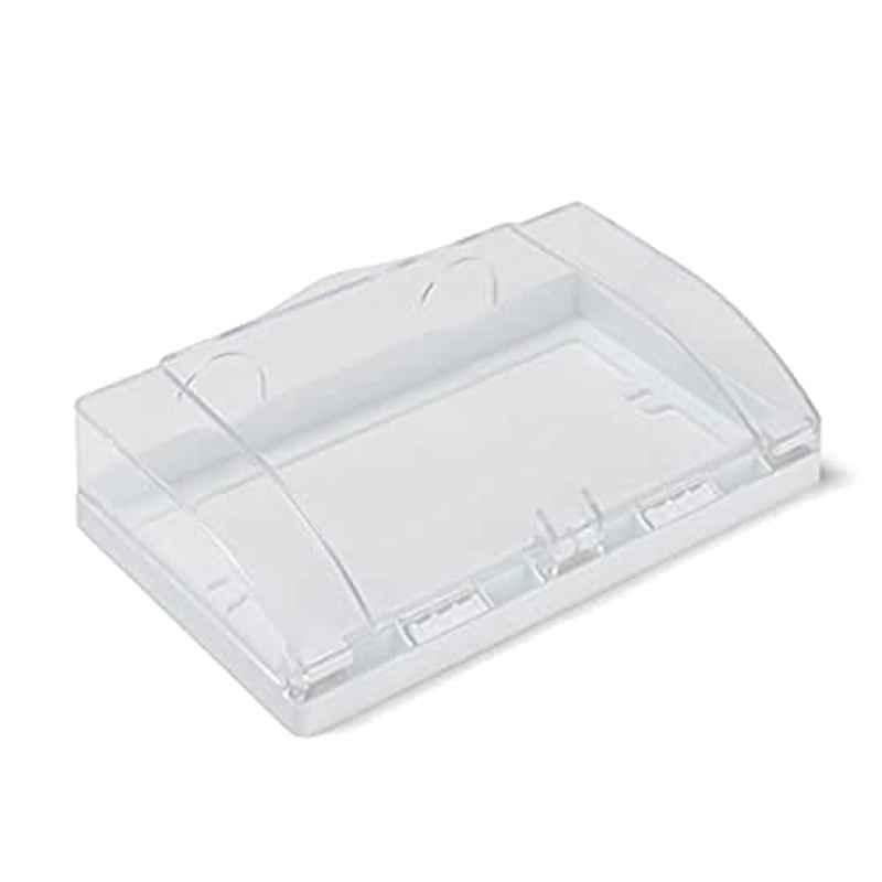 Reliable Electrical 2 Gang 6x3 inch Transparent Socket Cover