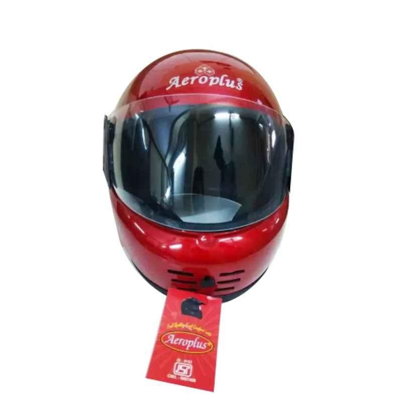 Turtle Medium Red Aeroplus Smart Motorbike Helmet, THC-1022