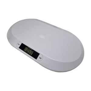 Sahyog Wellness 20kg Plastic White Digital Baby Weighing Scale with 2 AAA Battery for Newborn Babies