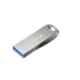 SanDisk 128GB Ultra Luxe USB 3.1 Silver Flash Drive, SDCZ74-128G-I35