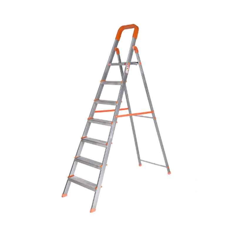 Champion 7 Step 180kg Aluminium Orange Scratch Resistance Ladder with Platform