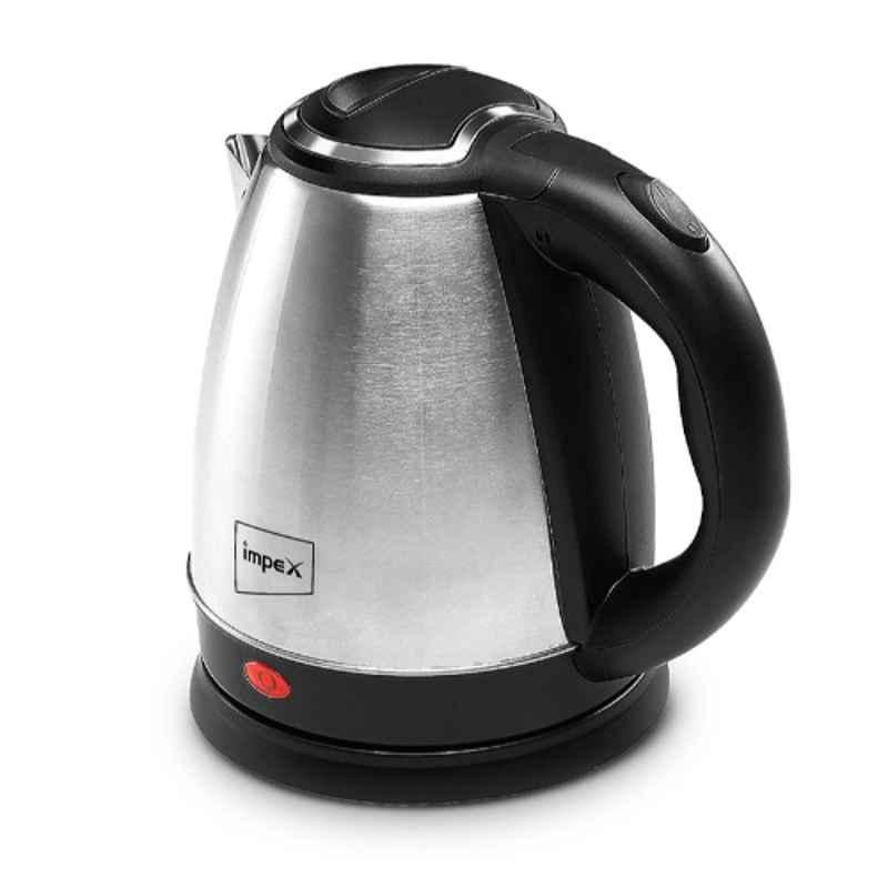 Impex 1500W 1.8L Silver Electric Kettle, STEAMER 1803