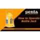 Penta PJ0304 3 Ton Heavy Duty Hydraulic Bottle Jack with Overload Protection, Cast Iron Base & Hard Chrome Plated Piston, E 11