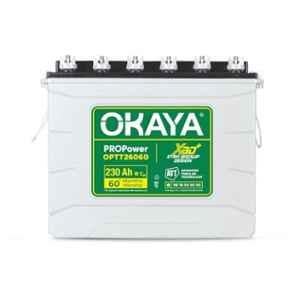 Okaya PROPower 230Ah 12V Tall Tubular Inverter Battery with XBD+ Technology, OPTT26060