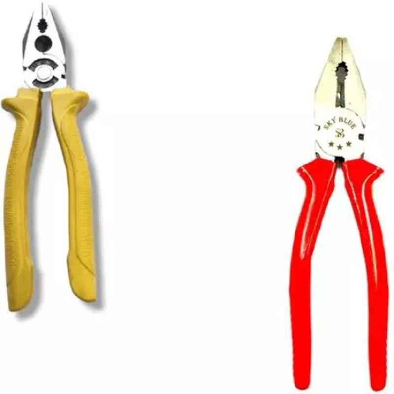 Sky Blue 2 Pcs 7.8 inch Lineman Plier Combo, SBE_PLIER_0161