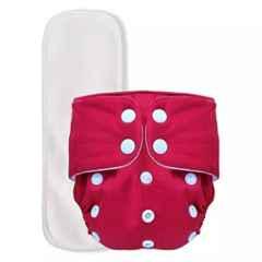 Fastgear Cotton Reusable Baby Diaper with Insert Pad, FG563, Size: Small
