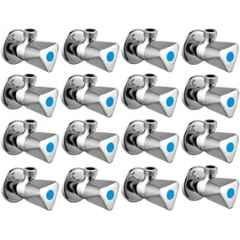 Senkiddpro Triangle Stainless Steel Chrome Finish Wall Mounted Angle Cock (Pack of 16)