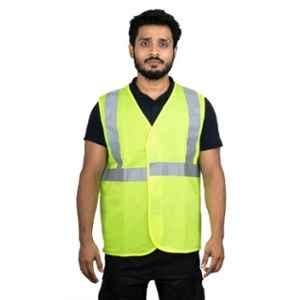 Mallcom Proclo 51 115GSM Polyester Yellow High Visibility Jacket, Size: S