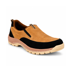 ArmaDuro Steel Toe Suede Leather Safety Shoes, AD1003, Size- 8