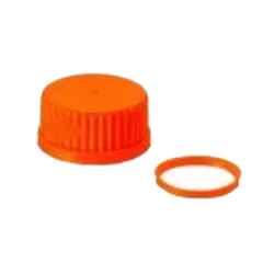 Borosil GL 45 Orange PP Bottle Screw Cap, 1503C02