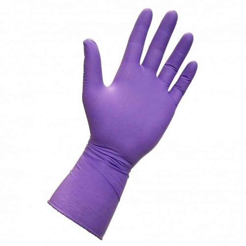 Kimtech Xtra 50 Pcs 30cm Ambidextrous Medium Purple Nitrile Glove Box, 97612 (Pack Of 10)
