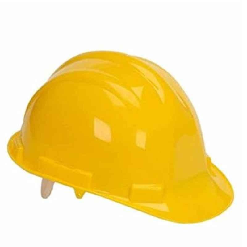 Garrison 6 Point Chin Strap Standard Size Nape Type Yellow Safety Helmet, SJH-01