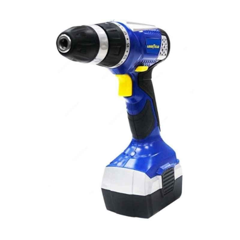 Goodyear 9.6V 3/8 inch Cordless Drill with 7 Bits, GY-DC-17000-2