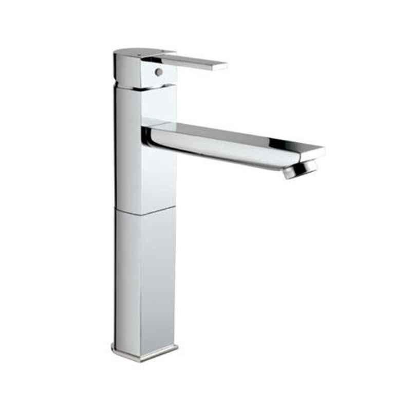 Jaquar Darc Stainless Steel 600mm Single Lever Tall Boy Fixed Spout without Popup Waste System, DRC-SSF-37005B
