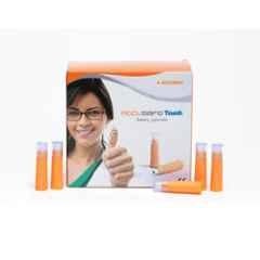Accurex AccuSafe 100 Pcs 28G Touch Safety Lancets Kit, ACC134